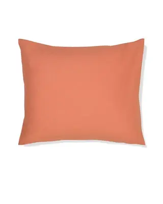 kussensloop 60x70cm zacht katoen oranjerood bij HEMA
