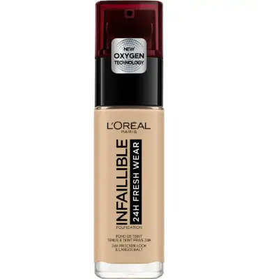 L'Oréal Paris Foundation Infaillible 32H Fresh Wear 120 Vanille (1 stuk) bij InternetDrogisterij