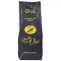 La Genovese Qualità Oro koffiebonen 1 kg zak Italiaanse espressoblend met chocolade en hazelnoot bij De Koffiethuiswinkel