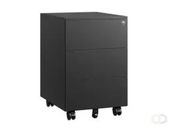 Ladeblok - 3 lades - Zwart bij Office-Deals