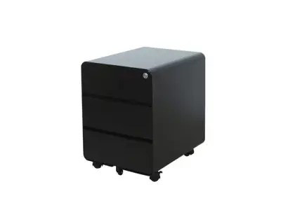 Ladeblok Claudius Basic Rond Zwart bij DiscountOffice.nl
