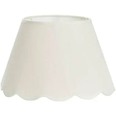 Lampenkap Florine - off-white katoen - 19xØ30 cm bij Leen Bakker