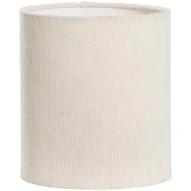 Lampenkap Liv - off-white polyester - 20xØ18 cm bij Leen Bakker