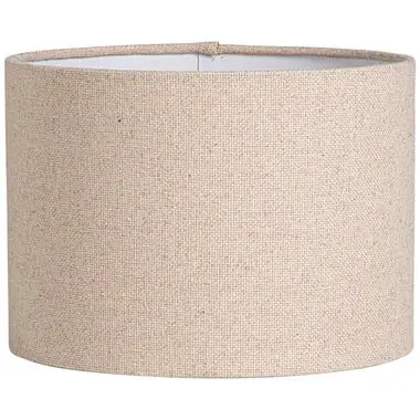 Lampenkap Luna cilinder naturel - 18xØ25 cm bij Leen Bakker