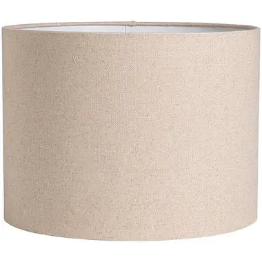 Lampenkap Luna cilinder naturel 30xØ40 cm bij Leen Bakker