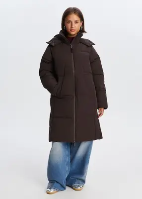 Lange puffer jas bij The Sting