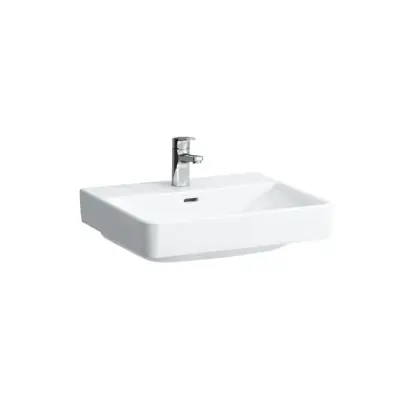 Laufen Pro S - Wastafel, 55x47 cm, met kraangat, wit H8109620001041 bij Sanitino
