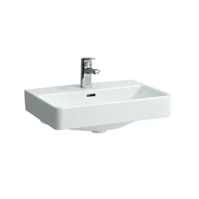 Laufen Pro S - Wastafel Compact, 55x38 cm, met kraangat, wit H8189580001041 bij Sanitino