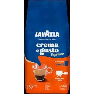 Lavazza Crema e Gusto Forte bonen 1 kg bij De Koffiebaron