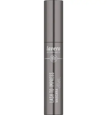 Lavera Lash to impress mascara black EN-FR-IT-DE (14 ml) bij InternetDrogisterij