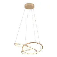LED Hanglamp | Darvin | Rond | Goud | Dimbaar | IP20 | Trio Lighting bij 123led