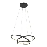 LED Hanglamp | Darvin | Rond | Mat zwart | Dimbaar | IP20 | Trio Lighting bij 123led