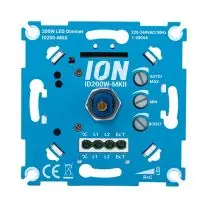 LED inbouwdimmer 0-200w met auto fase afsnijding bij Lampidee