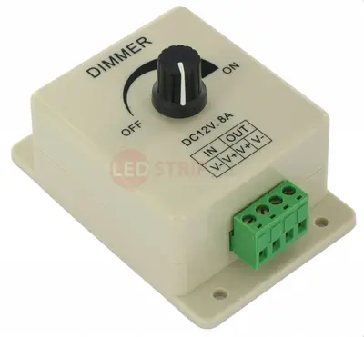 LEDStrip opbouw dimmer bij LEDStripXL