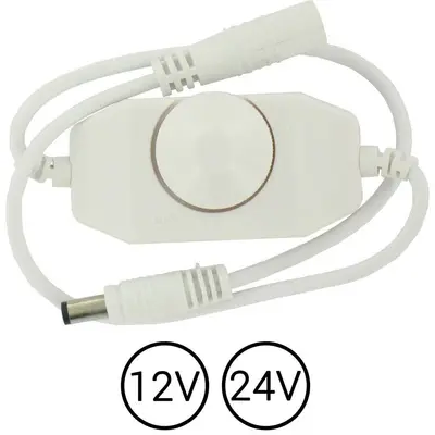 LEDStrip Snoerdimmer Wit bij LEDStripXL