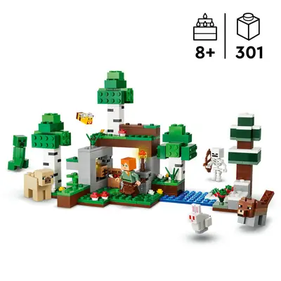 LEGO minecraft eerste nacht-avontuur bij ilovespeelgoed