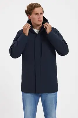 Leonn softshell jas - donkerblauw bij Wehkamp