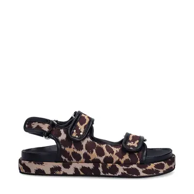 Leopard sandalen bij Sacha