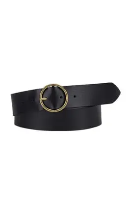 leren riem Athena zwart bij Wehkamp