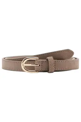 leren riem beige bij Wehkamp