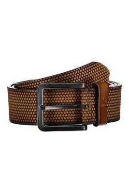leren riem cognac bij Wehkamp