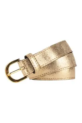 leren riem goudkleurig bij Wehkamp