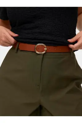 leren riem VMCNOELLA cognac bij Wehkamp
