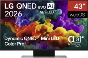 LG 43QNED87B6A QNED evo Mini-LED 4K Smart TV (2026) bij EP (Electronic Partner)