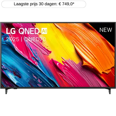 LG 65QNED70A - Ultra HD 4K - Led-tv - 65 inch - 2025 bij MediaMarkt