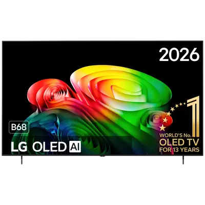 LG AI 77B68LA - Ultra HD 4K - OLED-tv - 77 inch - 2026 bij MediaMarkt