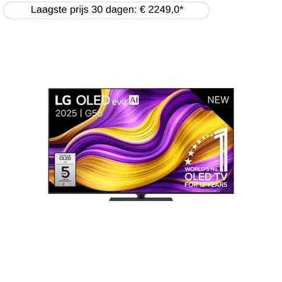 LG OLED65G56LS - Ultra HD 4K - OLED-tv - 65 inch - 2025 bij MediaMarkt