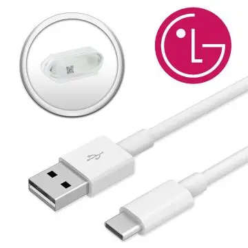 LG USB naar USB-C kabel EAD63849204 wit bij Mobile Supplies