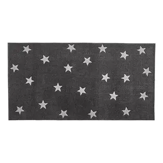 Lifetime vloerkleed grey & stars 3d effect bij Bedderie
