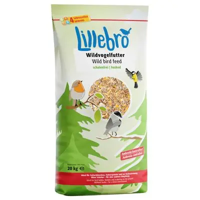 Lillebro Wildvogelvoer Schaalvrij 20 kg bij Bitiba