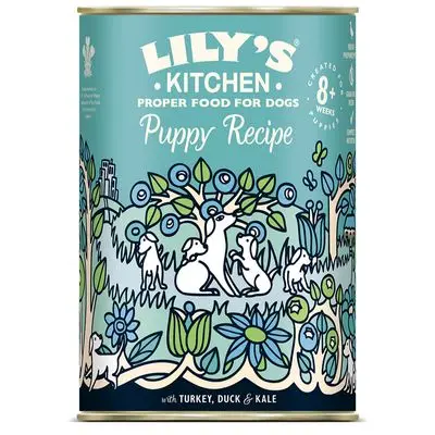 Lily's Kitchen Puppy 6 x 400 g Kalkoen & Eend bij Bitiba