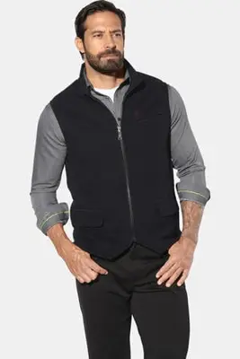 LINDBORG bodywarmer Plus Size zwart bij Wehkamp