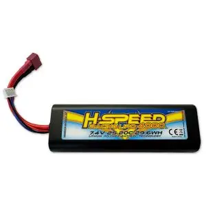 Lipo 4000MAH 7.4V 29.6WH Racing Accu met Dean aansluiting bij Bliek Modelbouw