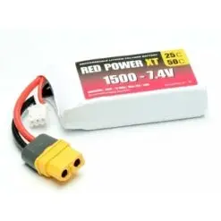 LiPo Akku RED POWER XT 1500 -7.4V [PIC15414] bij Quartel Modelbouw