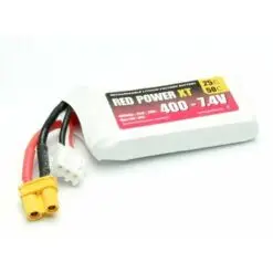 LiPo Akku RED POWER XT 400 – 7,4V [PIC15401] bij Quartel Modelbouw
