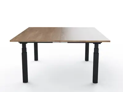 LISA vergadertafel 4-poots elektrisch verstelbaar - NPR 1813 bij Ergonomiewebshop.nl