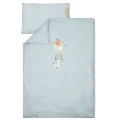 Little Dutch Dekbedovertrek Ledikant Ledikant Denim Blue bij Babywinkel.nl
