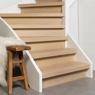 Living Oak doe-het-zelf traprenovatie set bij Stairscompany