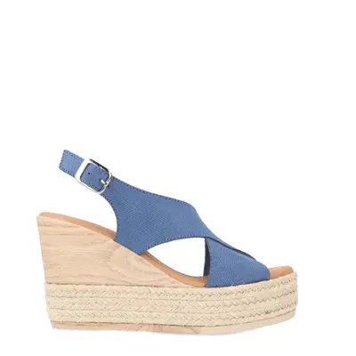 Lola Canales Espadrilles 63001 Blauw bij Donelli