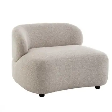 Lounge Fauteuil Comma Links Beige bij Woonexpress