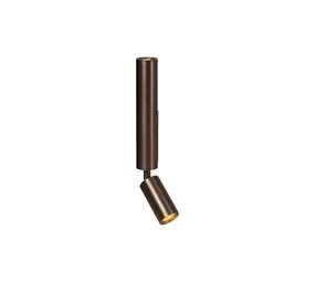 Lucide OTIMO - Wandspot / Wandlamp - 2xGU10 (MR16) - Koffie - Essential bij Lamponline