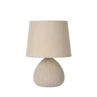 Lucide RAMZI Tafellamp - Beige bij Leen Bakker