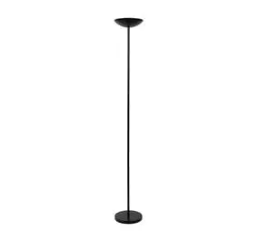 Lucide ZENITH - Vloerlamp - LED Dimb. - 1x20W 3000K - Zwart bij Lamponline