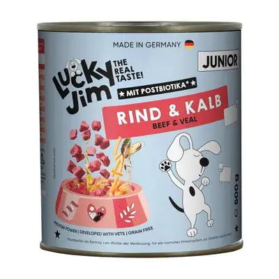 Lucky Jim Junior 6 x 800 g Rundvlees & Kalfsvlees bij Zooplus