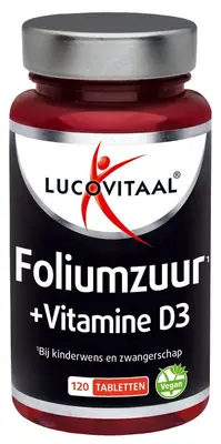Lucovitaal Foliumzuur + Vitamine D3 Tabletten bij Vitatheek