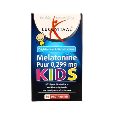 Lucovitaal Melatonine Kids Puur 0.299Mg bij Vitatheek
